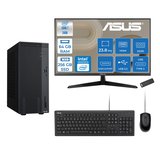 Asus Expertcenter P500MV Intel® Core™ Ultra 7 240H 5.2ghz Aı 64GB Ddr5 256GB SSD 23.8"120Hz Intel® Graphics Freedos Mini Tower Masaüstü Bilgisayar D724016512B0DF21+ZETTAUSBBELLEK
