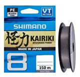 Shimano Kairiki 8 150m Steel Gray 0.10mm
