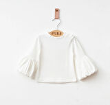 Püsküllü Kız Bebek Jean Salopet Tulum Takım