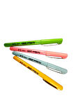 ARTLİNE 200N FİNE KEÇE UÇLU KALEM 0,4 ( SARI, A. MAVİ, PEMBE, F.YEŞİLİ ) 4 LÜ SET