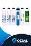 Conax Takçevir 4 Aşama Filtre Seti + Postkarbon Filtre + Alkalin Filtre