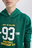 DeFacto Erkek Çocuk Kapüşonlu Baskılı Kalın Sweatshirt C9805A824WNGN215
