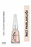 Flormar Sedefli Parlak Oje (BEYAZ) - Pearly Nail Enamel - Pl308 Snow Glam - 8682536035446