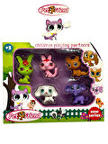 Miniş Oyuncak Karakterleri Littlest Pets Shop 5 'li Miniş Ailesi