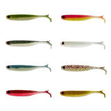 Mustad Mezashi Z-Tail Minnow 90 mm 5.7 gr Silikon Yem Shirasu Red Eye