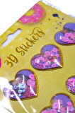 Besties 3D Stickers Pullu Işıltılı Kalp 7915