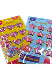 Besties 3D Stickers Pullu Işıltılı Kalp 7915