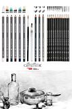 Cretacolor6'lı Aquarell Sulandırılabilir Fırçalı Cretacolor Studioline 12'li Dereceli Kalem Seti