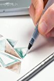 Cretacolor6'lı Aquarell Sulandırılabilir Fırçalı Cretacolor Studioline 12'li Dereceli Kalem Seti