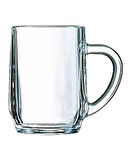 Haworth 590 Ml Temperli kulplu Kupa Bardak Şeffaf