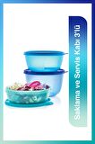 Buzdolabı Saklama ve Servis Kabı 3'lü Set