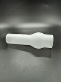 AVİZE LAMBA CAMI.MAT(Buzlu cam gibi)RENKTE.Üzeri kesmeli(Alt çapı:7.00cm-h:25.50cm)