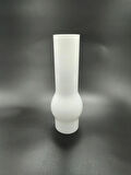 AVİZE LAMBA CAMI.HAKİKİ OPALİN,SÜT BEYAZ PARLAK RENKTE(Alt çapı:7.00cm-h:25.50cm)