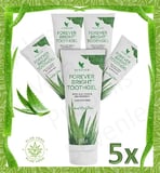 Forever Bright Toothgel Aloe Vera ve Propolis İçeren Diş Macunu (Florür İçermez) 5 x 130 g