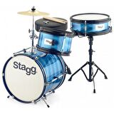 STAGG TIM JR 3/12B BL - 3 PARÇA JUNİOR DAVUL SETİ
