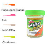 Berkley Gulp Alive Fish Fry 2cm LRF Silikonu Chartreuse