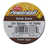 Berkley PowerBait Garlic Scent Power Eggs Sarımsaklı Clr Silver - Fİ Yello 15gr