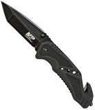 Smith Wesson® M&P® TANTO BLACK Survivor Rescue Knife Carbon Taktik Çakı SWMP11BCP 