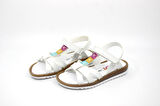 Kız Çocuk Beyaz Cırtlı Sandalet Wendy 24