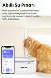 Xenon Smart Akıllı Otomatik Kedi Su Çeşmesi, Mobil Uygulama Denetimli, Geniş Hazneli Pet Su Sebili, Led Işıklı Su Şelalesi, Ultra Sessiz Su Pınarı, Beyaz X8650