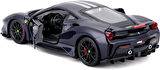 Bburago 1:24 Ferrari 488 Pista Lacivert Model Araba