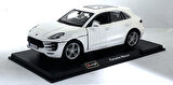 Burago 1:24 Ölçekli Porsche Macan Model Araba Beyaz
