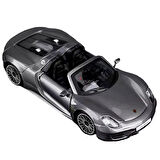 Burago 1:24 Porsche 918 Spyder Model Araba Gri 1/24 Ölçekli Model
