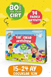 Bunbaza Tak-çıkar 2 Li Set Aktivite Kitabım 15-24 Ay 80 Adet Cırt Ve Çiftlik Hayatı 70 Adet Cırtlı
