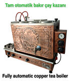 3 demlikli bakır çay kazanı sadece elektrikli bakır çay semaveri Osmanlı Tuğra model Çay Makinesi