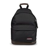 Eastpak Sırt Çantası Wyoming Altı Derili Black EK0008110081