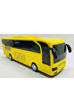 Sürtmeli Okul Otobüsü Sarı 24 Cm Oyuncak Araba