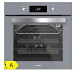 Silverline BO6504S01 - CS5429S01 - 3457 Soho 60 CM Gri Cam Ankastre Set
