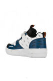 Unisex Çocuk Spor Ayakkabı Ortopedik Lastik Bağcık Cırtlı Desenli Kaymaz Taban Yürüyüş Sneaker 033