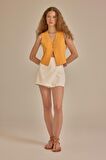 DeFacto Regular Fit Normal Bel Gabardin Şort Etek D0383AX24HSWT32