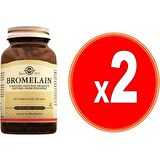 Solgar Bromelain 150 Mg 60 Kapsul 2'li