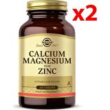 Solgar Calcium Magnesium Plus Zinc 100 Tablet 2 Adet