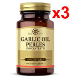 Solgar Garlic Oil Perles 100 Kapsül 3'lü