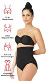 Siyah 2029 Masajlı Double Slip Korse