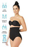 Siyah 2029 Masajlı Double Slip Korse