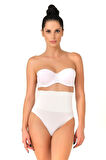 Seamless Yüksek Bel Dikişsiz Iz Yapmayan Double Slip Korse Külot 2039 Siyah