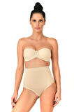 Yüksek Bel Karın.destekli String Külot Korse