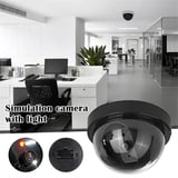 LED Işıklı Dome Güvenlik Kamerası Hırsız Caydırıcı Pratik Tak ve Kullan Sahte Kamera Modeli