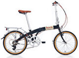 Bianchi New Vintage 20 Jant Katlanır Bisiklet (Siyah Glossy)