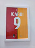 30x42 cm İcardı Forma Tasarımlı Poster Tablo 1 mm Şeffaf PVC Korumalı Çerçeveli  Dekor Tablo