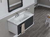 TURKUAZ  Kapadokya Etajerli Lavabo 100x48 cm 