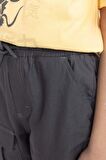DeFacto Erkek Çocuk Beli Bağcıklı Lastikli Paça Cepli Jogger Ribana Pantolon C0973A824SPAR148