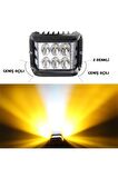 6 Led 18w Delici Yayıcı Off Road Farı Lambası(metal Gövde)