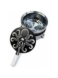 Meka Nargile Lotus Közlük Red Stork Skull Metal Isı Kontrol Cihazı Ayarlanabilir Hava Akışlı