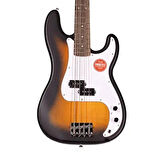SQUİER DEBUT SERİSİ PRECİSİON BASS LAUREL KLAVYE 2 TON SUNBURST BASS GİTAR