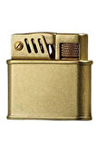 PremiumQuality Fırçalı Gold Metal Soft Flame Çakmak